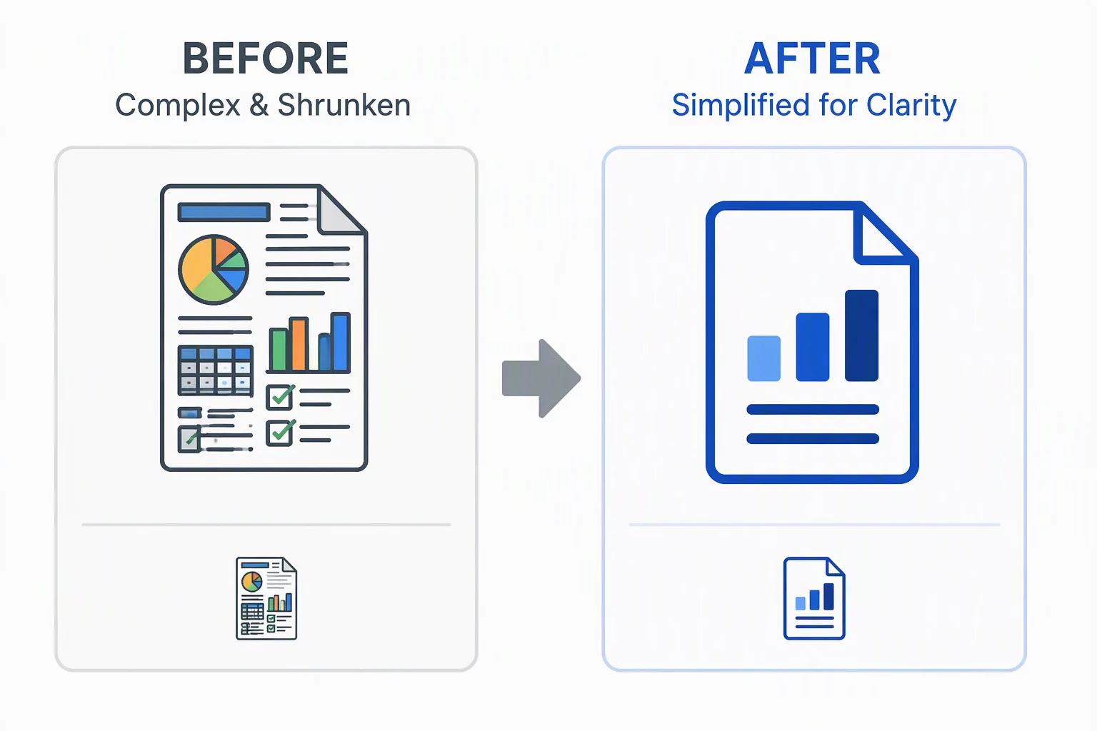 Simplification case study on removing detail instead of shrinking